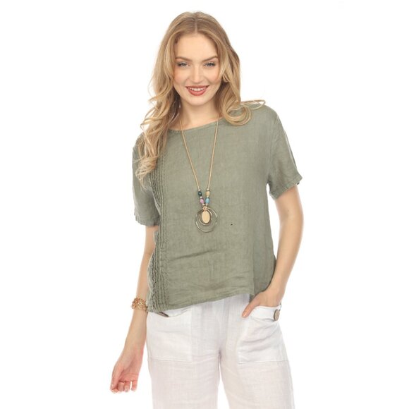 Olive Side treaded design plain top - Picture 4 of 7